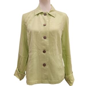 Coldwater Creek Lime Green Jacket
